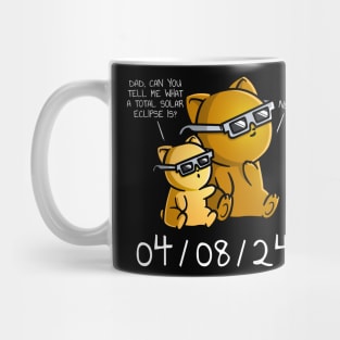 Bad Dad Joke Funny Total Solar Eclipse 2024 April 8th 2024 Mug